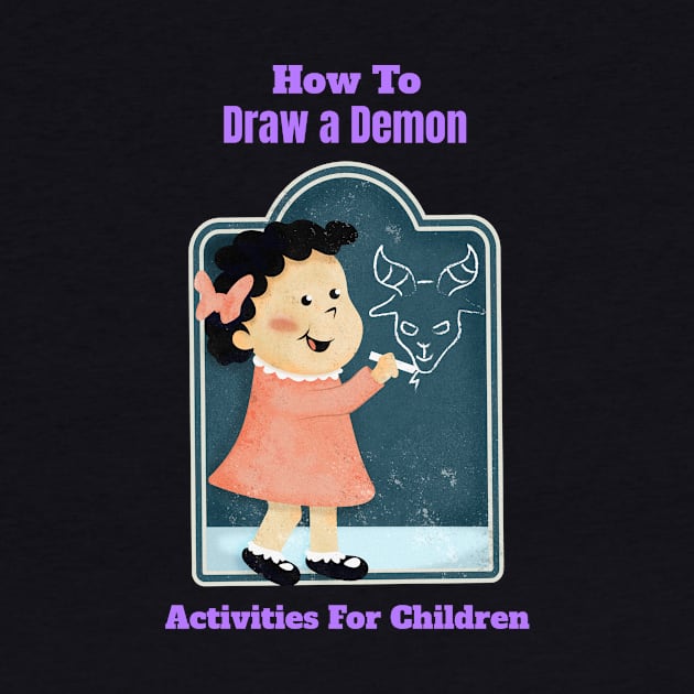 How to draw a demon - Vintage Dark Humour by WizardingWorld